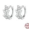 Butterfly Trio Hoop Earrings – S925 Sterling Silver